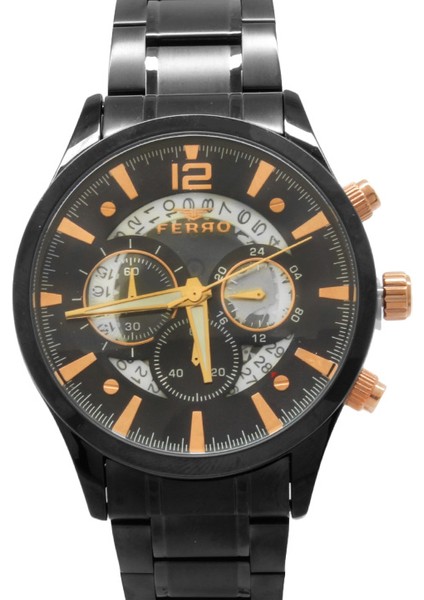 Ferro Çelik-Silikon Değiştirebilir Çift Kordunlu Erkek Kol Saati TH-FM31320AWT-V3