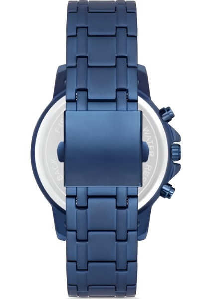 Ferro Lacivert Çelik Kordon Erkek Kol Saati Fonksiyonları Aktif 3 Atm Su Geçirmez TH-FM11167AWT-H fiyatları