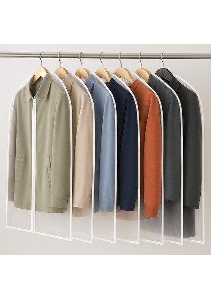 Elbise Kılıfı (60*100CM) Şeffaf Fermuarlı indirimleri