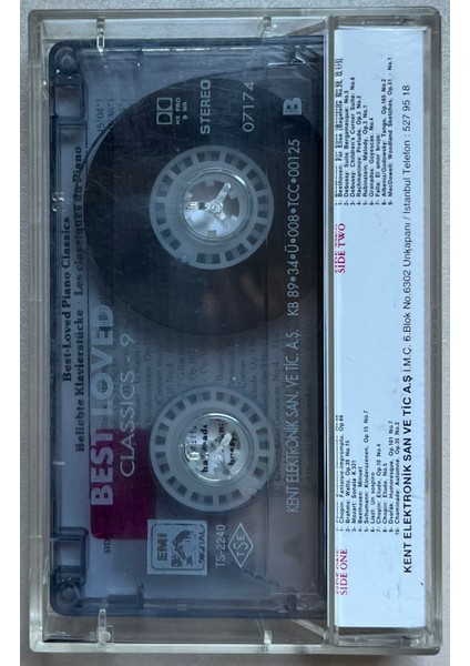 Best Loved Classics Moura Lympany Kaset (Orijinal Dönem Baskı Kaset) fiyatları
