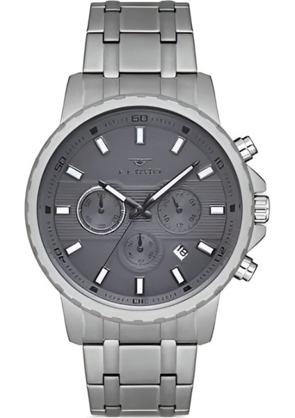 Ferro Gümüş Renk Çelik Kordon Erkek Kol Saati Fonksiyonları Aktif 3 Atm Su Geçirmez TH-FM11167AWT-U