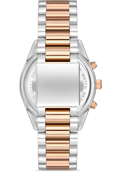 Ferro Rose Gümüş Çelik Kordon Erkek Kol Saati Fonksiyonları Aktif 3 Atm Su Geçirmez TH-FM31289A-E3 fiyatları