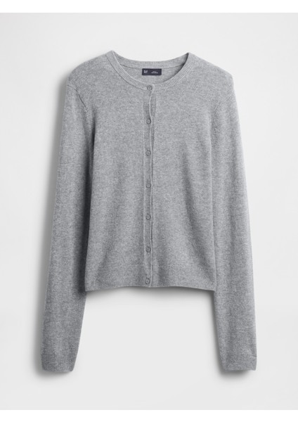 Kadın Gri Cashsoft Crop Hırka fiyatları