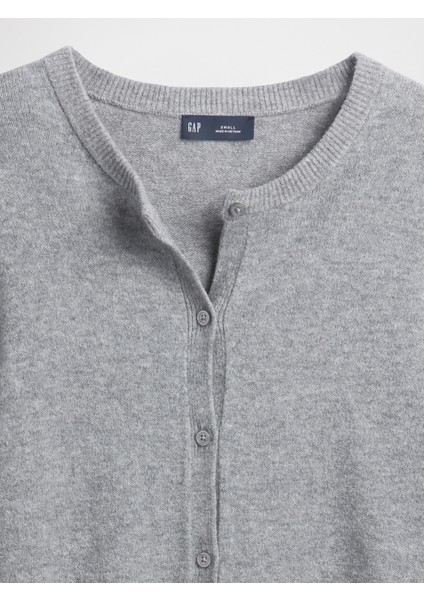 Kadın Gri Cashsoft Crop Hırka modelleri