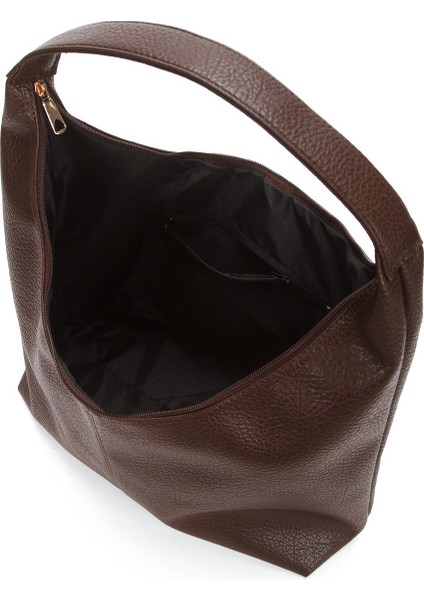 Kadın Acı Kahverengi Salaş Yumuşak Dokulu Büyük Boy Omuz ve Tote Çanta indirimleri