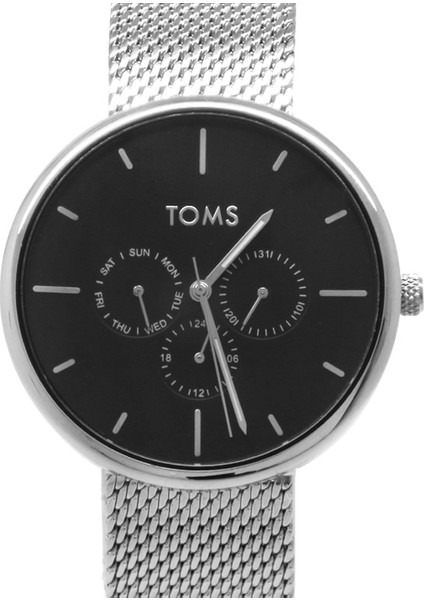 Ferro Gümüş Renk Hasır Kordonlu Erkek Kol Saati TH-TM1844C-1065-A2