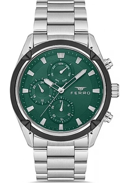 Ferro Gümüş Renk Çelik Kordon Erkek Kol Saati Fonksiyonları Aktif 3 Atm Su Geçirmez TH-FM11388A-J6 fiyatları