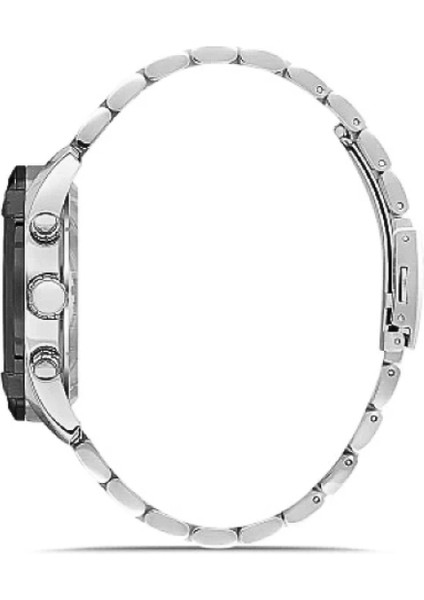 Ferro Gümüş Renk Çelik Kordon Erkek Kol Saati Fonksiyonları Aktif 3 Atm Su Geçirmez TH-FM11388A-J6 modelleri