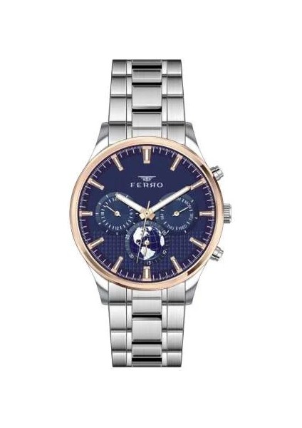 Ferro Gümüş Renk Çelik Kordonlu Erkek Kol Saati TH-FM31215A-E3 fiyatları