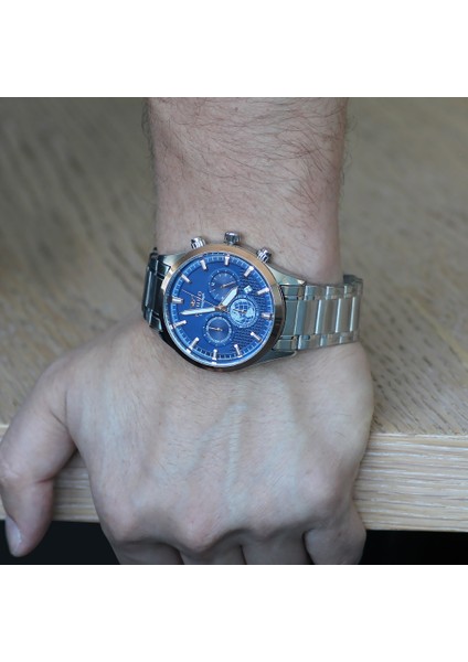 Ferro Gümüş Renk Çelik Kordonlu Erkek Kol Saati TH-FM31215A-E3 fırsatları