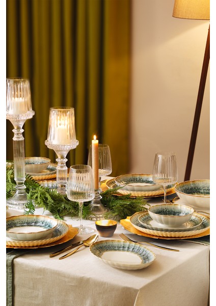 Bone Luz Form 27 Parça 6 Kişilik Yemek Takımı Okyanus modelleri