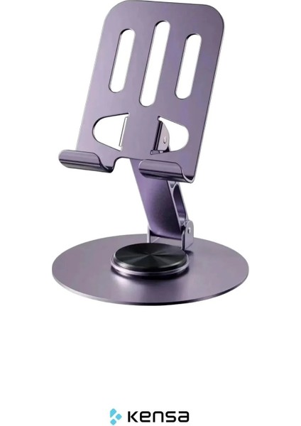 Yüksek Kalite Metal 360° Dönebilen Ayarlanabilir Telefon ve Tablet Tutucu Masa Üstü Stand fiyatları