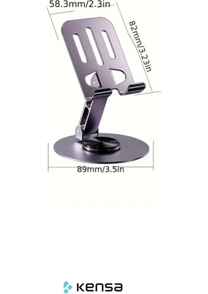 Yüksek Kalite Metal 360° Dönebilen Ayarlanabilir Telefon ve Tablet Tutucu Masa Üstü Stand modelleri