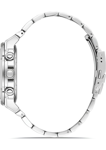 Ferro Gümüş Renk Çelik Kordon Erkek Kol Saati Fonksiyonlar Aktif 3 Atm Su Geçirmez TH-FM40123A-A3 modelleri