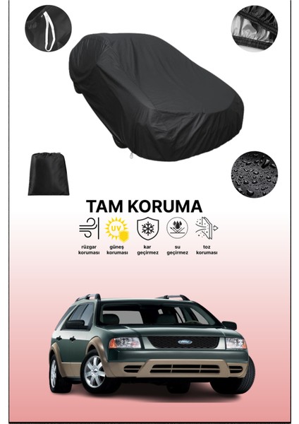 Siyah Ford Freestyle 2004 - 2007 Uyumlu Araba Brandası, Koruyucu Örtü, Oto Branda