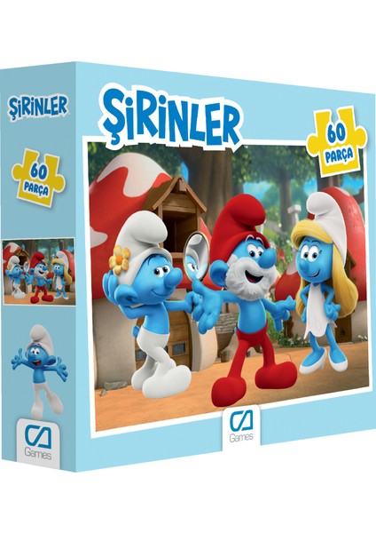Şirinler - 60 Parçalı Puzzle