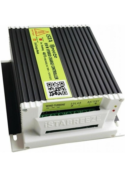 İsta Breeze İ-700 W 12V/24V/48V Rüzgar Türbini + Hibrit Şarj Kontrol Cihazı + Direk Seti