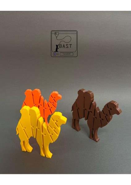 Bast Tasarım 3D Yazıcı Hareketli Eklemli Deve Oyuncak Figür fiyatları
