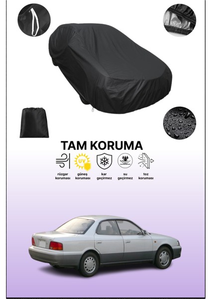 Siyah Toyota Vista Uyumlu Araba Brandası, Koruyucu Örtü, Oto Branda