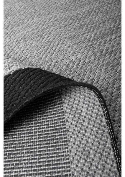 Türkmen Siesta 1505 Siyah Halı Kilim Kaymaz Taban Yıkanabilir Salon Mutfak Kesme Yolluk fırsatları