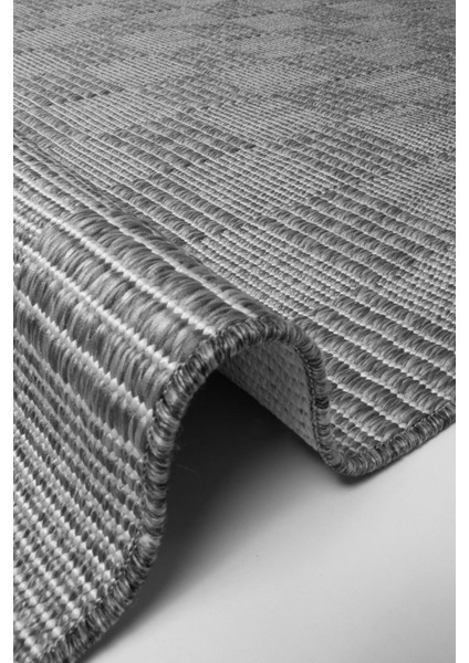 Türkmen Siesta 1508 Gri Halı Kilim Kaymaz Taban Yıkanabilir Salon Mutfak Kesme Yolluk indirimleri