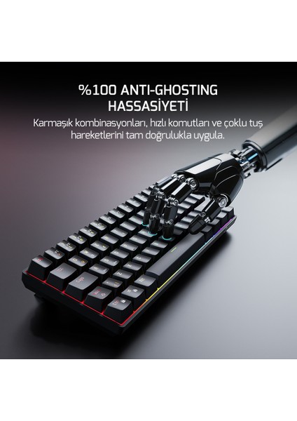Nexa HE60 1k Rgb Hall-Effect Manyetik Switch Kablolu Gaming Klavye