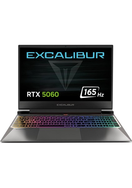 Excalibur 13.nesil Core I7 13620H-RTX5060 8GB-24GB-1TB SSD-15.6INC-W11
