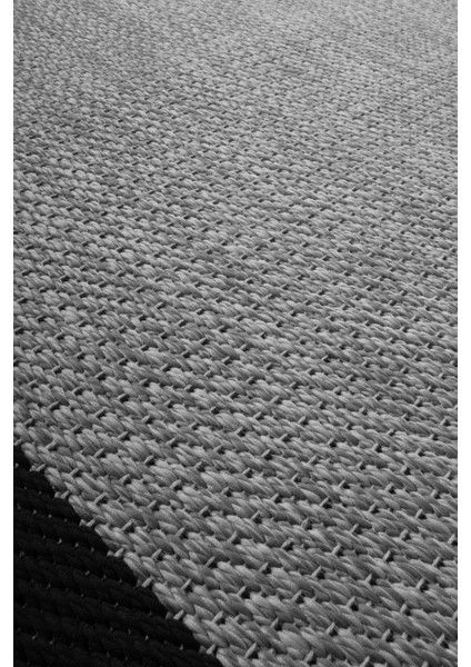 Türkmen Siesta 1505 Siyah Halı Kilim Kaymaz Taban Yıkanabilir Salon Mutfak Kesme Yolluk fiyatları