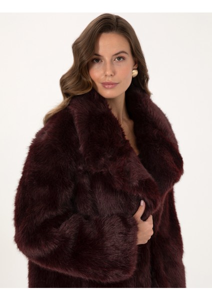 Kadın Bordo Comfort Fit Mont 50314250-VR014 fiyatları