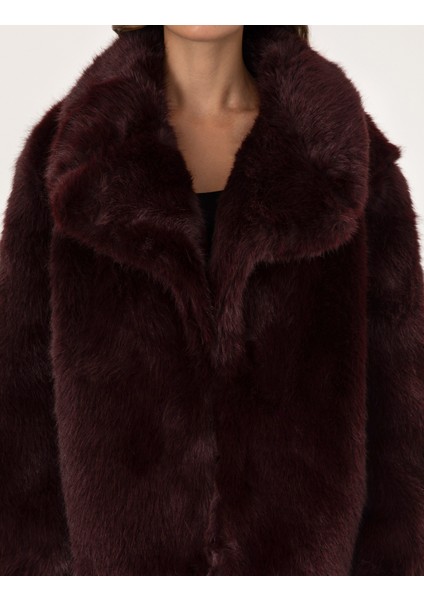 Kadın Bordo Comfort Fit Mont 50314250-VR014