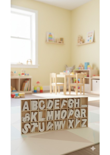 Ahşap Puzzle Alfabe Harfleri Öğrenme Eğitici Bul Tak- Yap Boz Oyuncak fiyatları