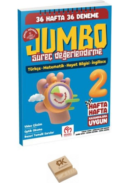 Model 2. Sınıf Jumbo Haftalık Denemeleri ve Telefon Standı