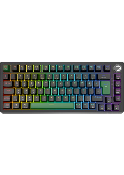 Tirus HE80 8k Rgb Manyetik Switch Kablolu Gaming Klavye