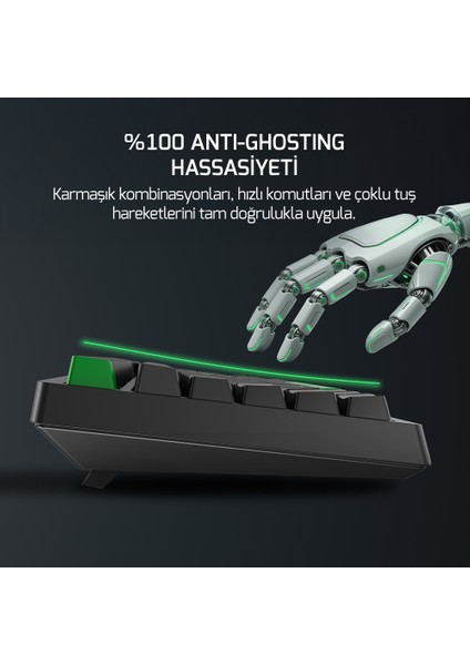 Tirus HE80 8k Rgb Manyetik Switch Kablolu Gaming Klavye