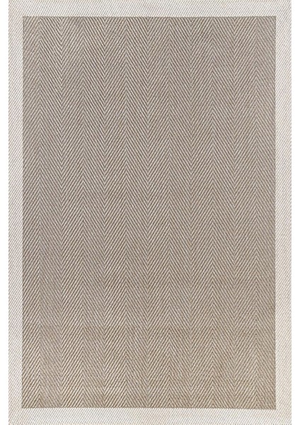 Türkmen Siesta 1503 Bej Halı Kilim Kaymaz Taban Yıkanabilir Salon Mutfak Kesme Yolluk