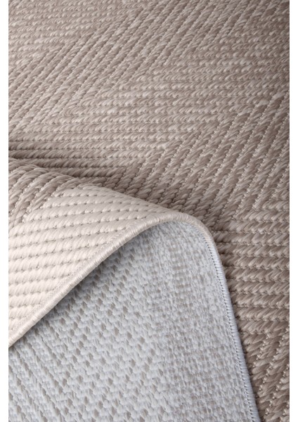 Türkmen Siesta 1503 Bej Halı Kilim Kaymaz Taban Yıkanabilir Salon Mutfak Kesme Yolluk indirimleri