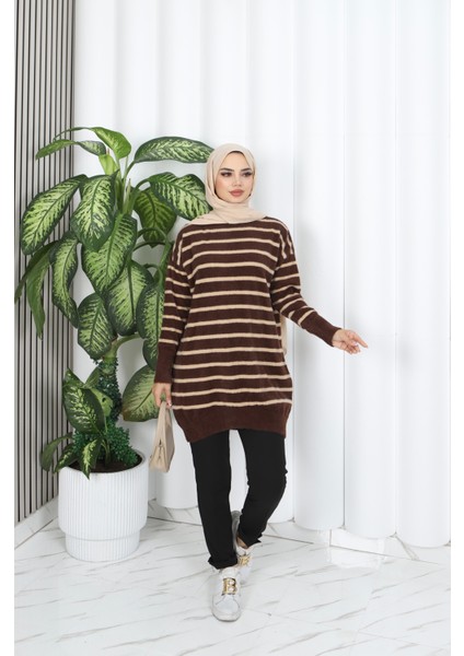 Sakallı Ipli Çizgli Tunik