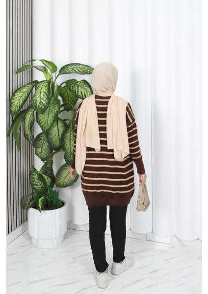 Sakallı Ipli Çizgli Tunik