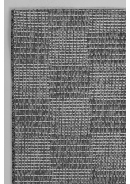 Türkmen Siesta 1508 Gri Halı Kilim Kaymaz Taban Yıkanabilir Salon Mutfak Kesme Yolluk