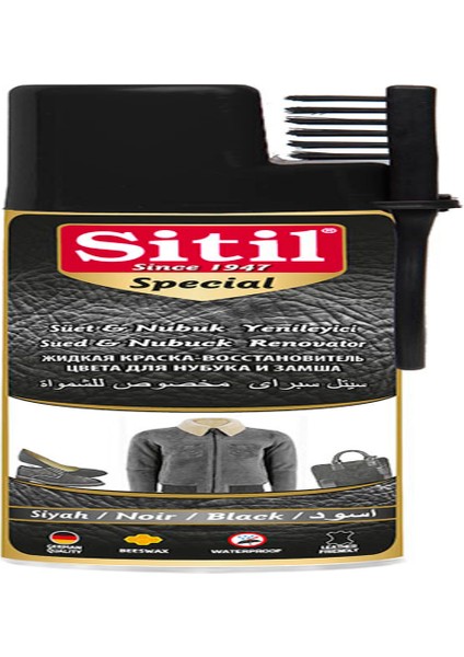 Sitil Süet Nubuk Spreyi 250 ml Special - Siyah