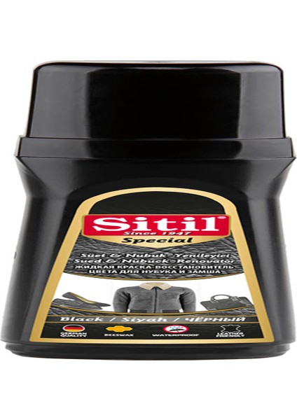 Sitil Süet Nubuk Boyası Special 100 ml - Siyah