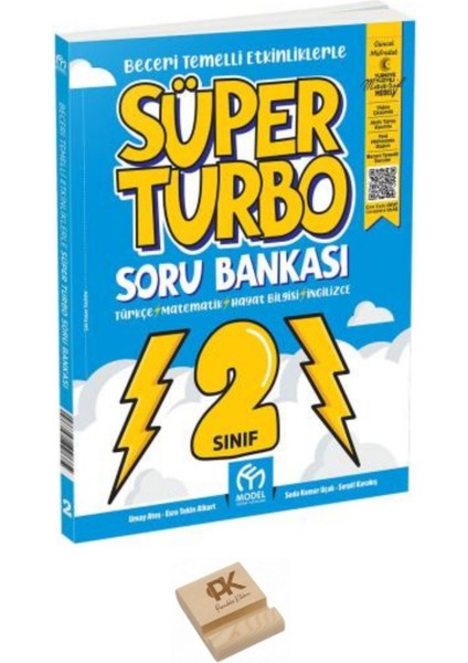 Model 2. Sınıf Tüm Dersler Süper Turbo Soru Bankası ve Telefon Standı