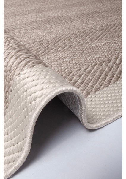 Türkmen Siesta 1503 Bej Halı Kilim Kaymaz Taban Yıkanabilir Salon Mutfak Kesme Yolluk fırsatları