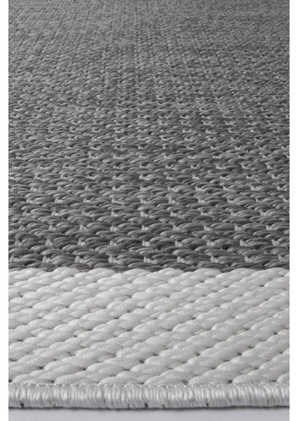 Türkmen Siesta 1501 Antrasit Halı Kilim Kaymaz Taban Yıkanabilir Salon Mutfak Kesme Yolluk indirimleri