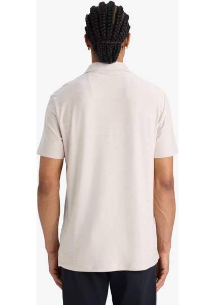 Esnek Kumaş Standart Fit Polo Yaka Sporcu Kısa Kollu Tişört D9241AX25SP