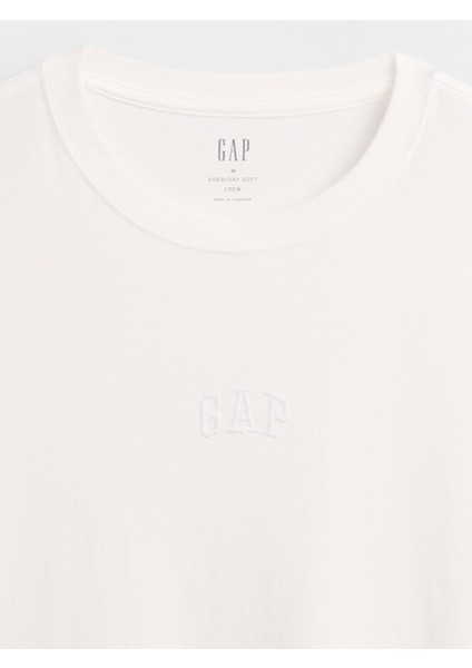 Erkek Beyaz Everyday Soft Gap Mini Logo T-Shirt modelleri
