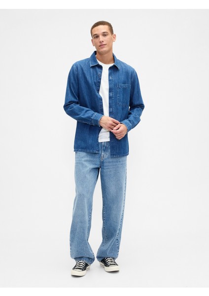 Erkek Beyaz Everyday Soft Gap Mini Logo T-Shirt indirimleri