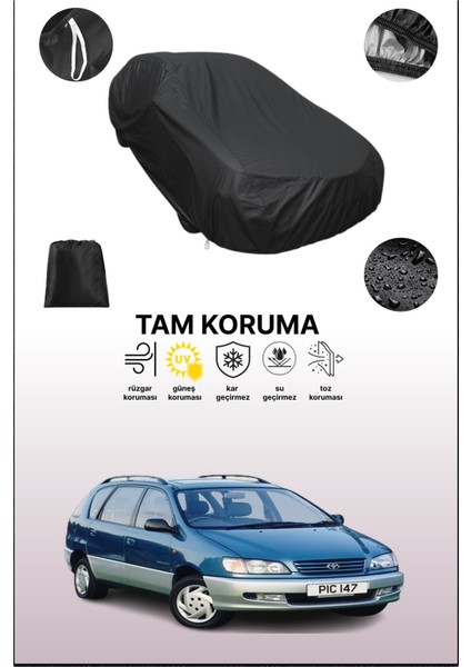 Siyah Toyota Picnic Uyumlu Araba Brandası, Koruyucu Örtü, Oto Branda