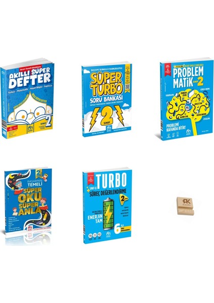 Model 2. Sınıf Akıllı Defter Tüm Dersler Soru Problemmatik Süper Oku Anla ve Süreç Deneme 5li Set