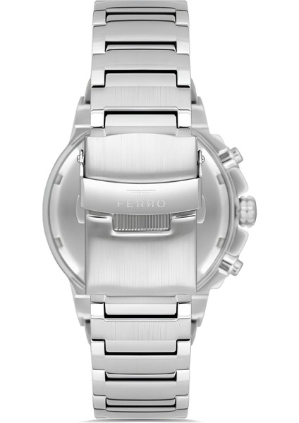 Ferro Gümüş Renk Çelik Kordon Erkek Kol Saati Fonksiyonlar Aktif 3 Atm Su Geçirmez TH-FM40123A-A6 fiyatları